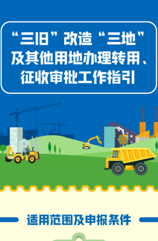 “三舊”改造“三地”及其他用地辦理轉(zhuǎn)用、征收審批工作指引